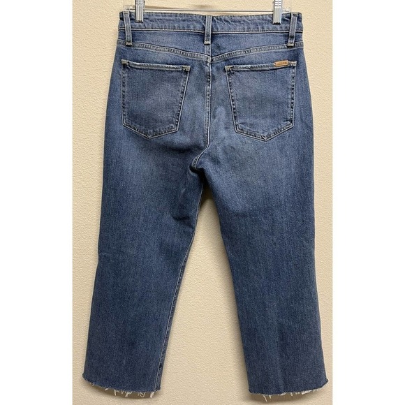 Joe's jeans The Wyatt High Rise Retro Crop Distressed Medium Wash Size 28 - Picture 4 of 11